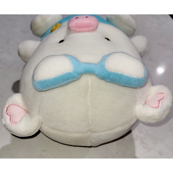 Hannari Tofu Japanese Pig Plush 13" Stuffed Animal Tofo Large Plushie Prize RARE - Picture 7 of 9